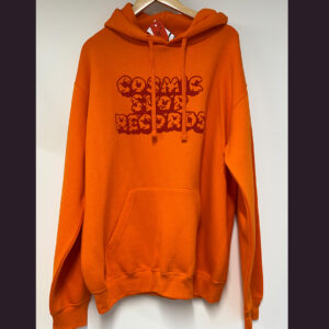 CSR Orange Hoodie Red Print
