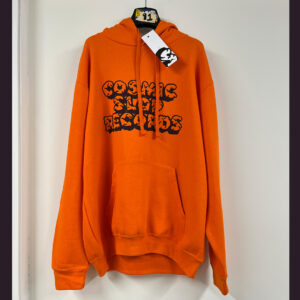 CSR Orange Hoodie Dark Purple Print