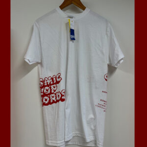 White Tee, CSR Logo & Old Flyer Print