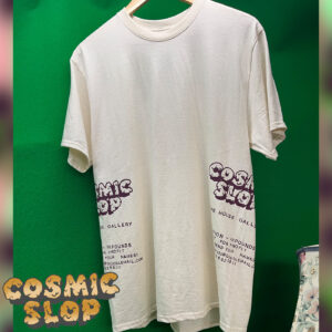 Double Flyer Off White Tee {SIZE LARGE}