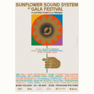 Sunflower Soundsystem at Gala Festival- A3 Poster