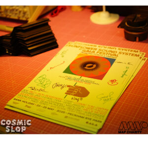 SIGNED Sunflower Soundsystem at Gala Festival- A3 Poster